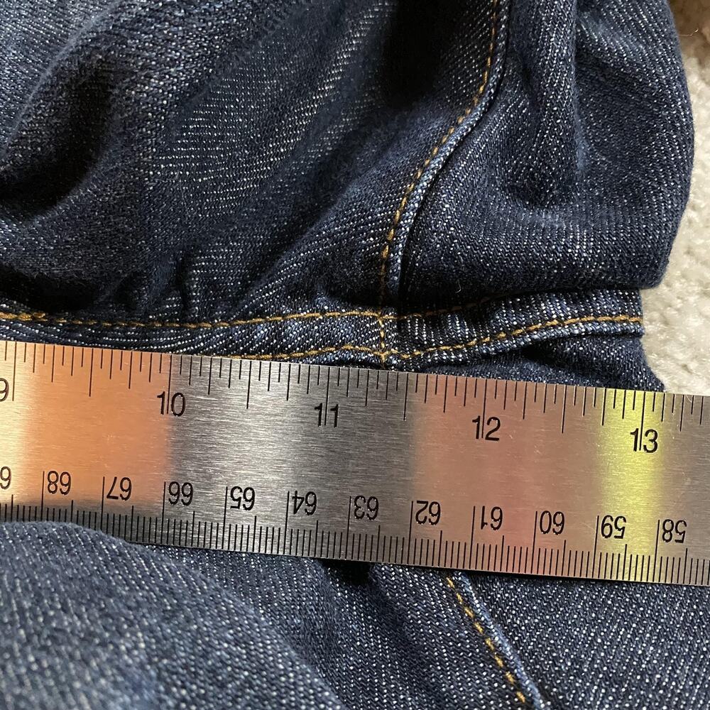 Lucky Brand 181 Relaxed Straight Jeans Mens 34x32 Blue Denim Dark Wash Baggy - Picture 9 of 12